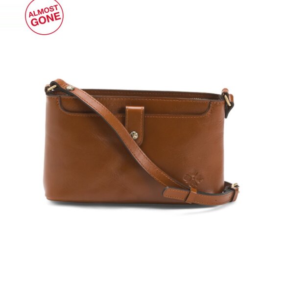 PATRICIA NASH Shoes - PATRICIA NASH Tan Leather Aimee Crossbody